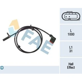 Bilde av ABS sensor FAE 78289
