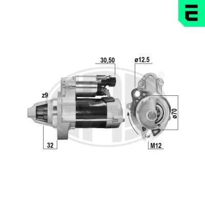 Bilde av ERA 221073A Starter 12V 0,8kW 9 30 50 70mm