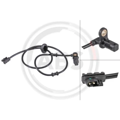 Bilde av A.B.S. 30200 ABS sensor aktiv 945 svart MERCEDES BENZ: C Klasse T modell