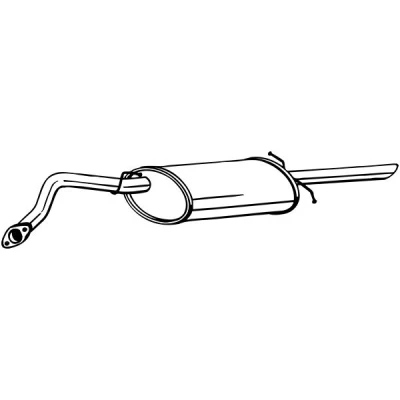 Bilde av sluttlyddemper, daewoo lanos sedan, 96182257, 96290793