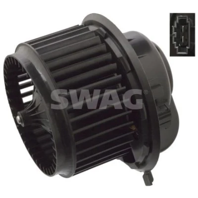 Bilde av SWAG 30 10 6363 Interiørvifte for høyre/venstre ratt med elektromotor VOLKSWAGEN: Multivan 5 (7HM, Transporter 5, Bus, AUDI: Q7