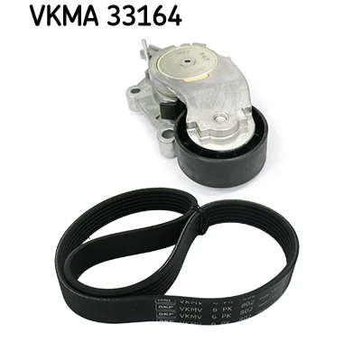 Bilde av SKF VKMA 33164 Kileribberem PEUGEOT: 207 Hatchback, Partner II Van, 308 I FORD: FIESTA 6, FOCUS 3 Turnier,
