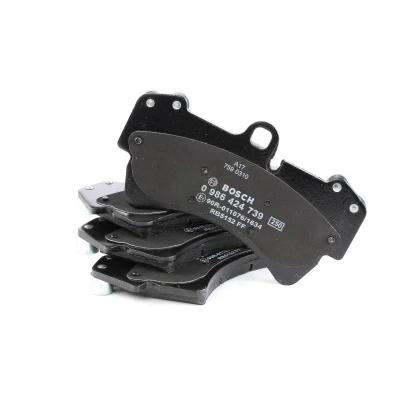 Bilde av BOSCH 0 986 424 739 Bremseklosser Low Metallic med antihyle blikk AUDI: Q7, PORSCHE: Cayenne, VOLKSWAGEN: Touareg I