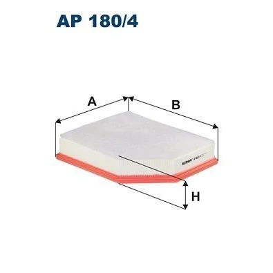 Bilde av FILTRON AP 180/4 Luftfilter 57,5 285 234, 198 Filterinnsats VOLVO: XC90 II, XC60 V60 II