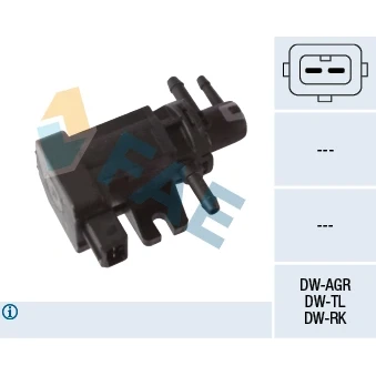 Bilde av FAE 56047 Trykkomformer, eksosstyring AUDI: A6 C5 Avant, Sedan, VOLKSWAGEN: TRANSPORTER 4 Bus, Passat B5 Stasjonsvogn, Golf