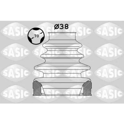 Bilde av Belgsett, drivaksel, Girkassesiden, citroën c5 i, ii, break 3287A5