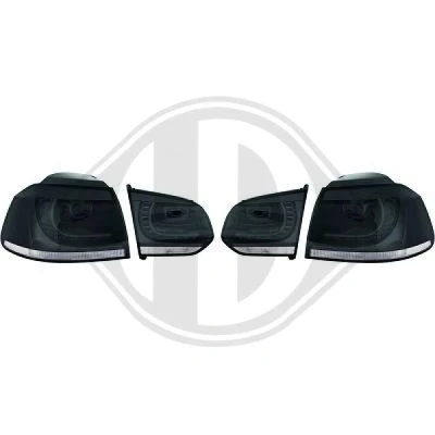 Bilde av DIEDERICHS HD Tuning 2215499 baklyssett VOLKSWAGEN: GOLF 6