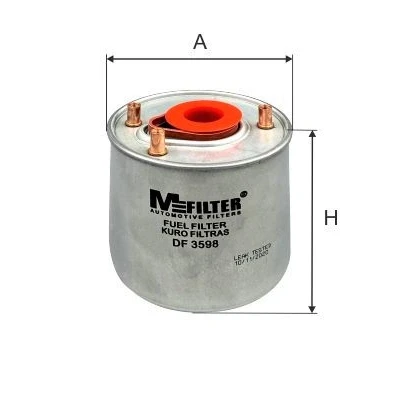 Bilde av Drivstoffilter MFILTER DF 3598