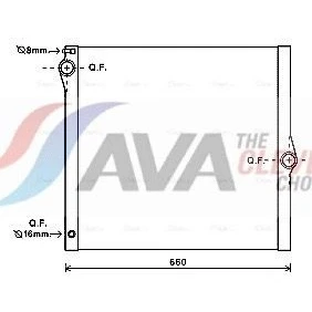 Bilde av AVA COOLING SYSTEMS BWA2436 Radiator Aluminium 578mm 598mm 32mm uten ekspansjonstank Kjøleribber loddet BMW: X5 (E70) 3.0 si, 4.8 i xDrive