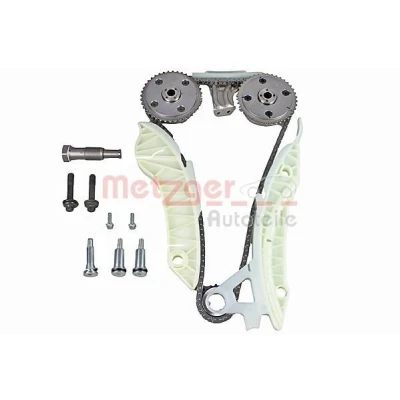 Bilde av METZGER 7490060 Registerkjedesett med kamakseltannhjul, kamakseljustering BMW: 3 Touring, 1 Hatchback, Sedan, MINI: Clubman, Countryman