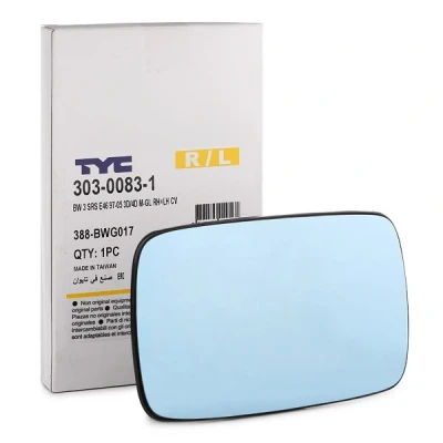 Bilde av TYC 303 0083 1 Speilglass på begge sider BMW: 3 Sedan, Touring