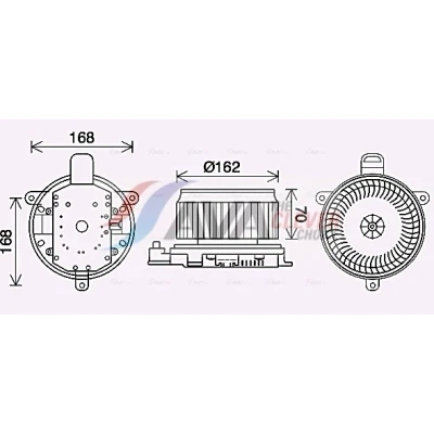 Bilde av Kupévifte 14V, Foran lexus lx, toyota land cruiser 200 OE 8710360390, 8710360480