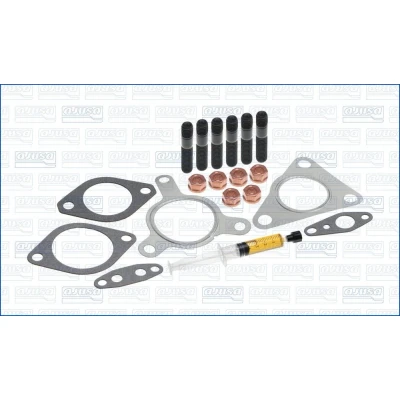 Bilde av AJUSA JTC11483 Monteringssett, lader with studs, syringe oil med tetning montageanvisning NISSAN: Pathfinder 3