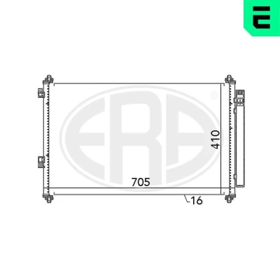 Bilde av Kondensator, klimaanlegg, toyota previa iii, rav 4 88460 42100