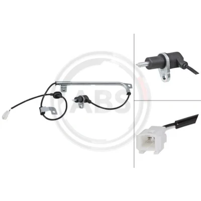 Bilde av A.B.S. 31938 ABS sensor passiv 930 hvit SUBARU: Impreza II Stasjonsvogn, Sedan