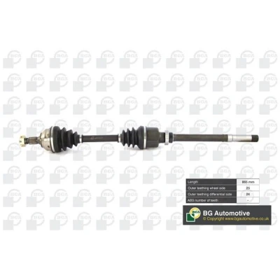 Bilde av BGA DS1410R Drivaksel framaksel høyre 865, 865 CITROËN: Xsara Hatchback