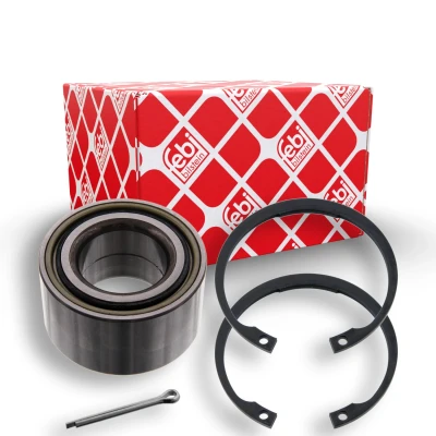 Bilde av FEBI BILSTEIN 04838 Hjullagersett med sikringsring 74 vinkelrullelager SAAB: 9 3 Hatchback, 5 Stasjonsvogn, Sedan, OPEL: Vectra B Stasjonsvogn