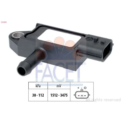 Bilde av Sensor, avgasstrykk FACET 10.3301