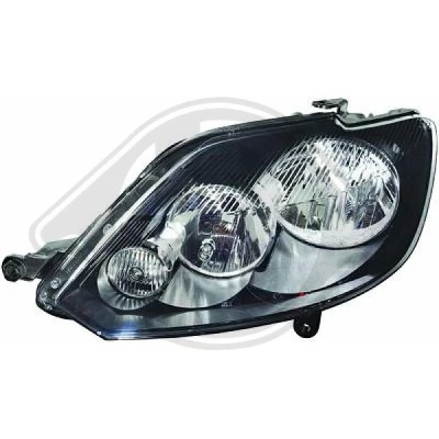 Bilde av DIEDERICHS 2215683 Frontlykter venstre H15, H7 Halogen for høyrekjøring med elektromotor VOLKSWAGEN: Golf Plus / Crossgolf