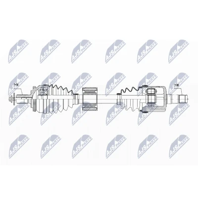 Bilde av Drivaksel volvo s80 I (184), Framaksel venstre, i, 30735348, 8251777, 8602587, 8603800