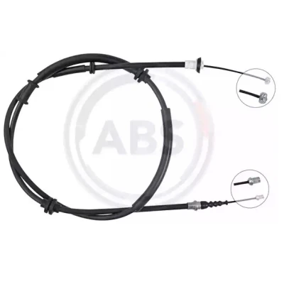 Bilde av Kabel, parkeringsbremse, Bakre venstre, Høyre bak, fiat tipo halvkombi, sedan, 52051221, 52055137