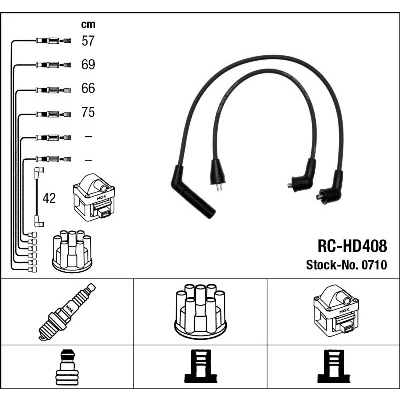 Bilde av NGK 0710 Pluggledninger 5