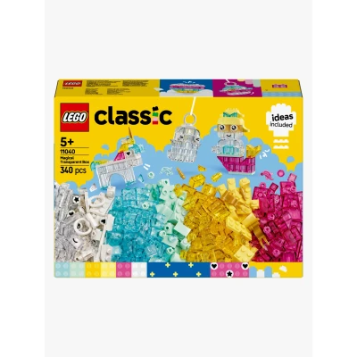 Bilde av LEGO Classic 11040 Magisk boks med gjennomsiktige klosser Byggesett Plast