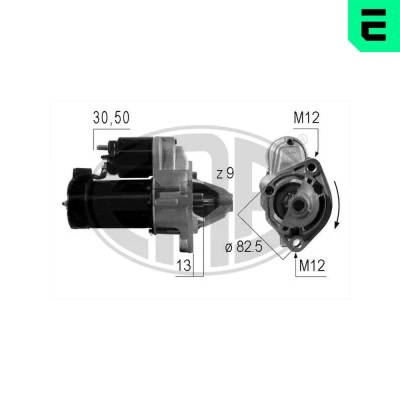 Bilde av ERA 220004A Starter 12 1,1 9 AUDI: A6 C5 Avant, Sedan, C4 VOLKSWAGEN: Passat B5 GP Stasjonsvogn