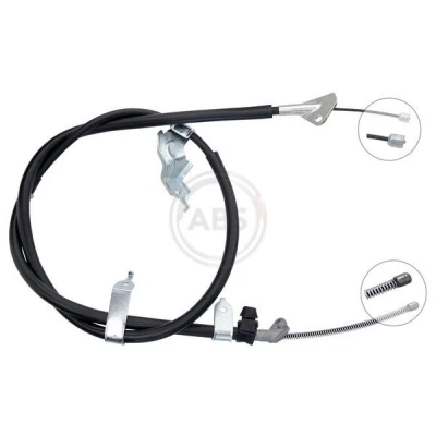 Bilde av Kabel, parkeringsbremse, Bakre venstre, subaru trezia, toyota verso s, 4643052250