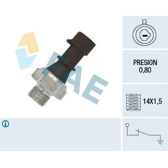 Bilde av Oljetrykkbryter, fiat,iveco, 5001858179, 504026706, 504310254, 98442879, 98445111
