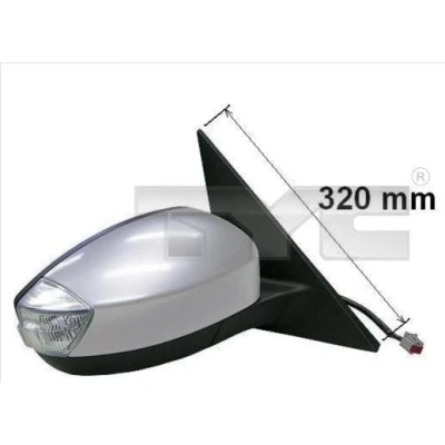 Bilde av Ytterspeil, Venstre, ford s max, 1405019, 1405052, 1405073, 1467483, 1500040, 1707213, 1736157, 6M2113B381AA, 6M21 13B381 AA, 6M2117683A