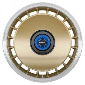 Bilde av RONAL R50 REV M Racing Gold Rim Lip Cut 8x18 5/100 ET35 B68 Aluminiumfelger