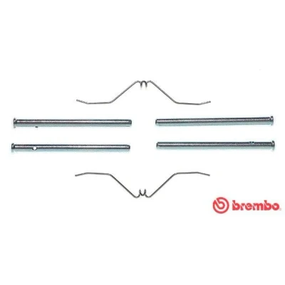 Bilde av BREMBO A 02 264 Tibehørsett, skivebremse belegg MAZDA: MX 3, 323 III Hatchback, Demio Stasjonsvogn
