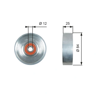 Bilde av GATES T39178 Strammerull FleetRunner Micro V Stretch Fit