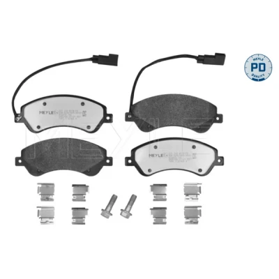 Bilde av MEYLE 025 244 8518/PD Bremseklosser PD Quality framaksel inkl. slitasjevarselkontakt med antihyle blikk FORD: Transit Mk6 Van