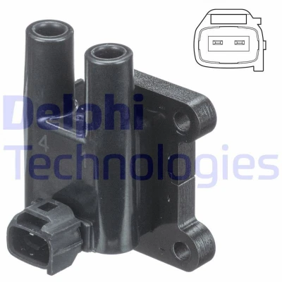 Bilde av DELPHI GN10840 12B1 Tennspole 2 12 HYUNDAI: ACCENT 3 Stufenheck