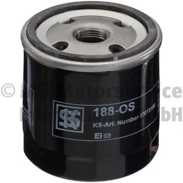 Bilde av KOLBENSCHMIDT 50013188 Oljefilter 3/4 16 UNF med en retursperreventil Påskruingsfilter VOLKSWAGEN: GOLF 6, Polo IV Hatchback, Caddy 3