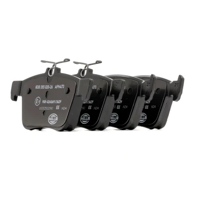 Bilde av HELLA 8DB 355 020 261 Bremseklosser ikke klargjort for slitasjeindikator VOLKSWAGEN: Golf 7, Passat B8 Variant, 7 AUDI: A3 Sportback
