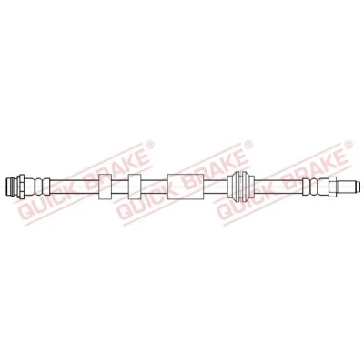 Bilde av QUICK BRAKE 32.845 Bremseslange 374 M10x1 VOLVO: V60 I, V70 3