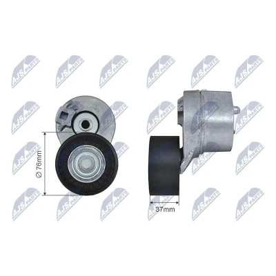 Bilde av NTY RNK FR 035 Kileribberem uten radiatorvifte kobling friksjonskobling FORD: Transit Mk5 Flatvogn lastebil/Chassis