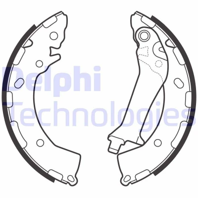Bilde av DELPHI LS2150 Bremsesko 203 32