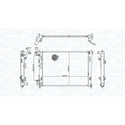 Bilde av Radiator MAGNETI MARELLI 350213176600