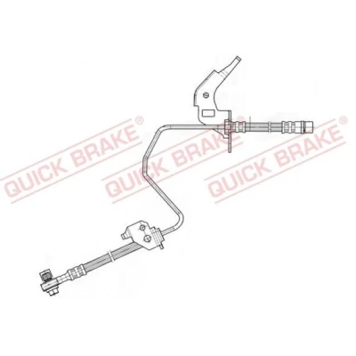 Bilde av QUICK BRAKE 59.960X Bremseslange 730 M10x1 OPEL: Combo C Varebil / Stasjonsvogn, Zafira B, A
