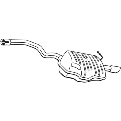 Bilde av sluttlyddemper, skoda octavia ii, combi 1K5253609, 1Z0253609F