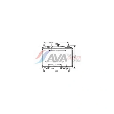 Bilde av Radiator, motorkjøling mazda 2 OE ZY84 15 200 A