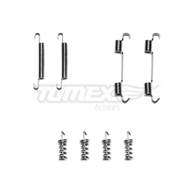 Bilde av TOMEX brakes TX 40 33 Tilbehørsett, bremsesko bakaksel MERCEDES BENZ: Sprinter 3.5 T Van, Minibuss