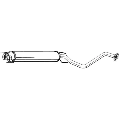 Bilde av Midtre eksospotte BOSAL 286 151