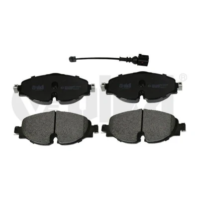 Bilde av VIKA 66981408601 Bremseklosser framaksel inkl. slitasjevarselkontakt VOLKSWAGEN: Golf 7, 7 Variant, Sportsvan, AUDI: A3 Sportback, Q2
