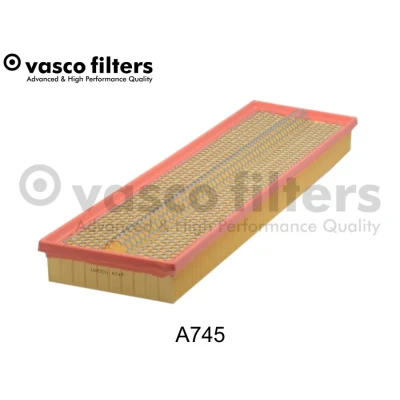 Bilde av DAVID VASCO A745 Luftfilter 50 171 599 firkantet Filterinnsats med integrert gitter MERCEDES BENZ: T2/LN1 Flatvogn lastebil/Chassis