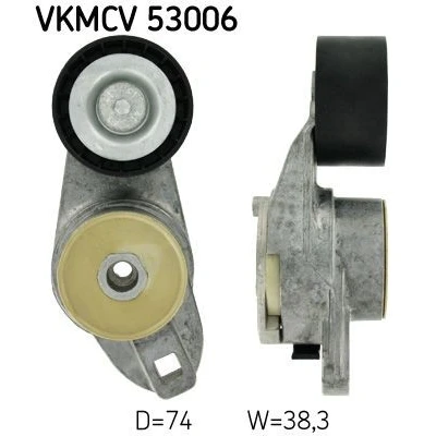 Bilde av SKF VKMCV 53006 Strammerull